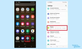 Galaxy S23 でダークモードを管理する方法