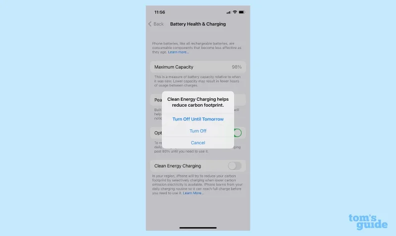 So aktivieren Sie iOS 16s Clean Energy Charging auf Ihrem iPhone