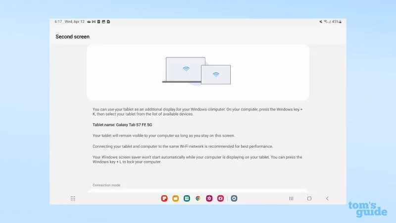 So verwenden Sie Second Screen auf Samsung Galaxy-Telefonen und -Tablets