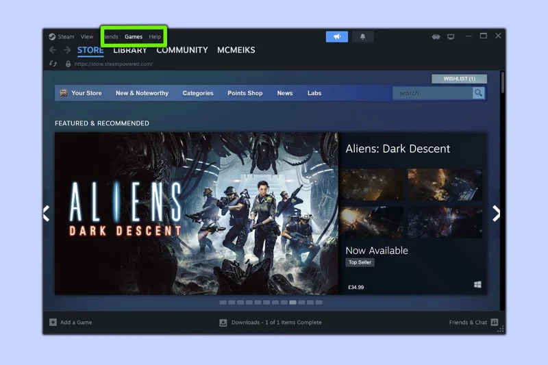 So fügen Sie Steam-fremde Spiele zu Steam hinzu