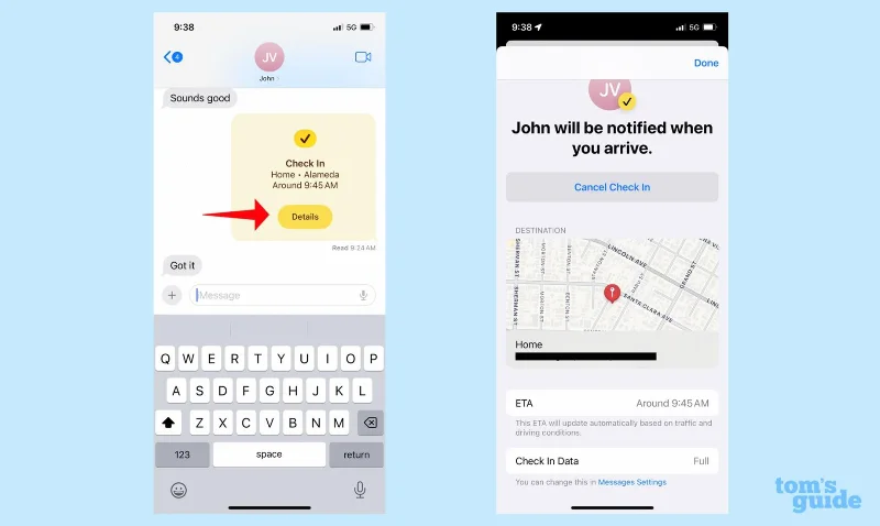 Die neue Check-In-Funktion von iOS 17 ist ein Game-Changer – hier erfahren Sie, wie Sie sie verwenden