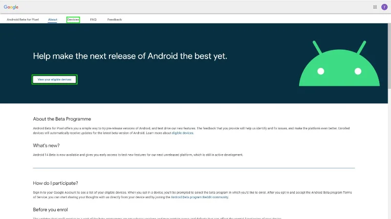 So laden Sie die Betaversion von Android 14 herunter