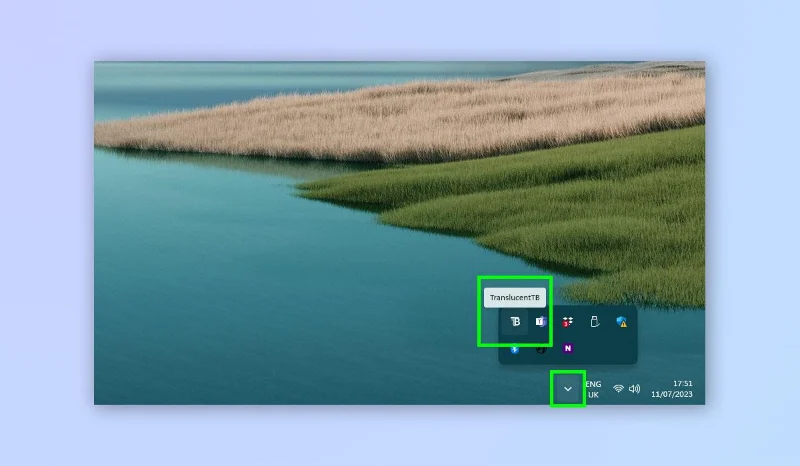 So erhalten Sie eine transparente Taskleiste unter Windows 11