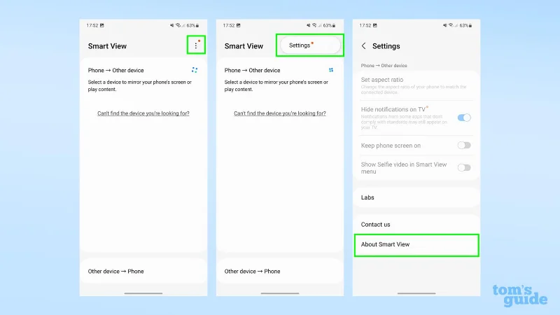 So verwenden Sie Second Screen auf Samsung Galaxy-Telefonen und -Tablets