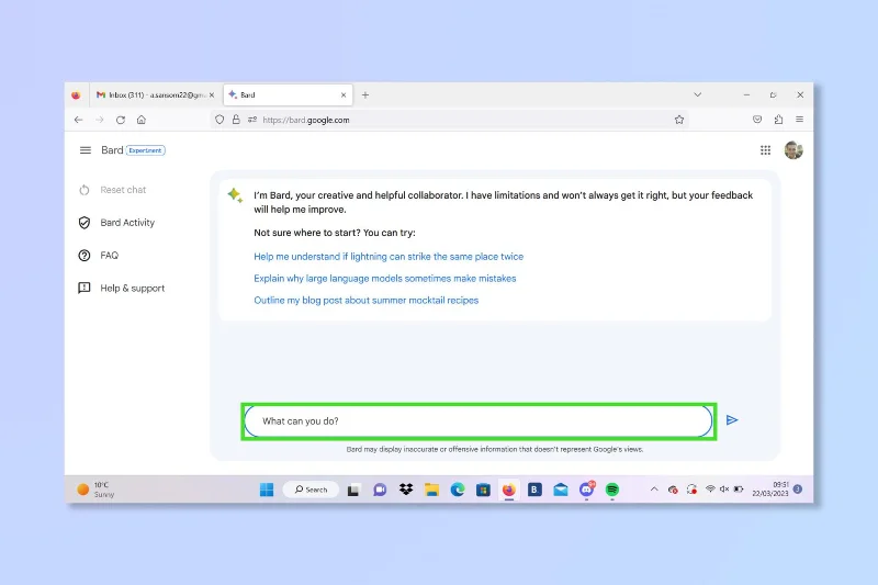 Google Bardの使い方