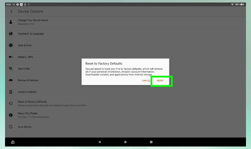 So setzen Sie Ihr Amazon Fire-Tablet zurück