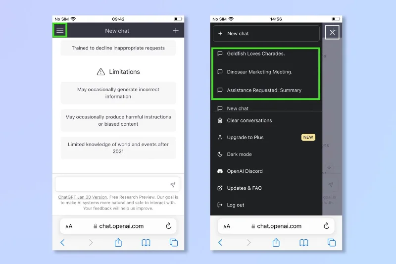 So verwenden Sie ChatGPT auf iPhone und Android