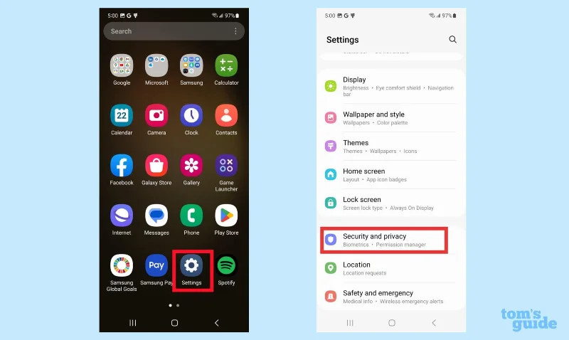 So richten Sie den Fingerabdrucksensor auf dem Galaxy S23 ein