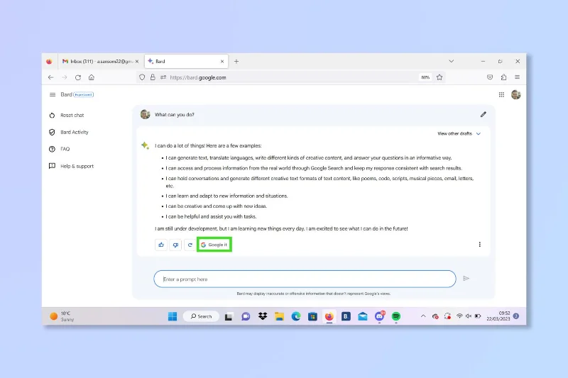Google Bardの使い方