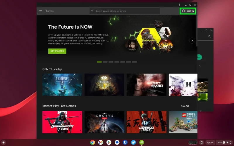 So verwenden Sie GeForce Now auf Chromebook