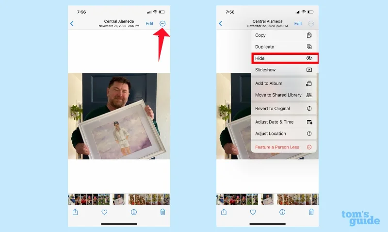 So verstecken Sie Ihre iPhone-Fotos in iOS 16