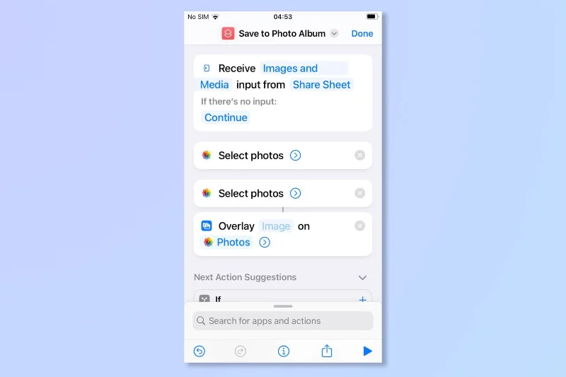 So überlagern Sie Bilder auf dem iPhone