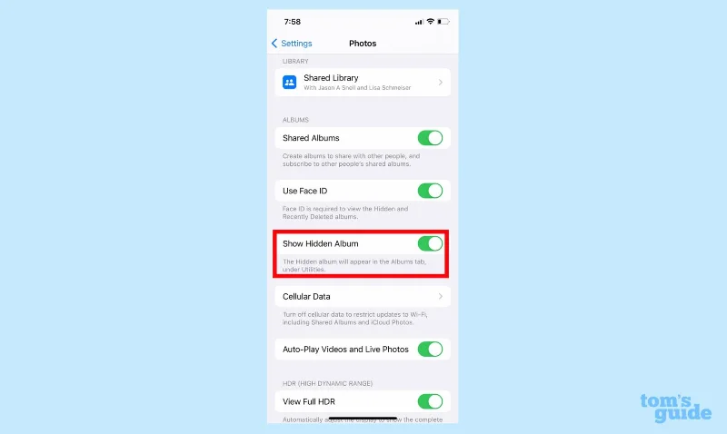 So verstecken Sie Ihre iPhone-Fotos in iOS 16