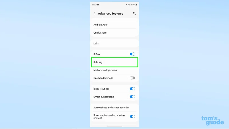 So ändern Sie die Seitentasteneinstellungen Ihres Samsung Galaxy, um praktische Verknüpfungen zu erstellen