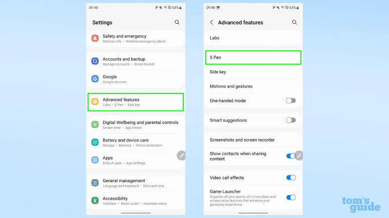 So ändern Sie die S Pen-Einstellungen des Samsung Galaxy S23 Ultra