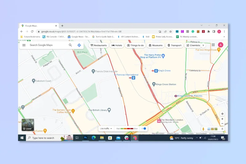 Cómo ver información de tráfico en Google Maps
