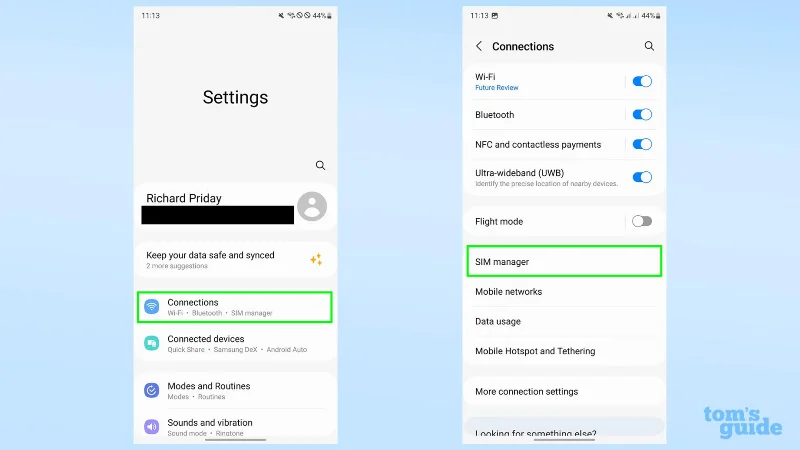 So verwenden Sie Dual-SIMs auf dem Samsung Galaxy S23