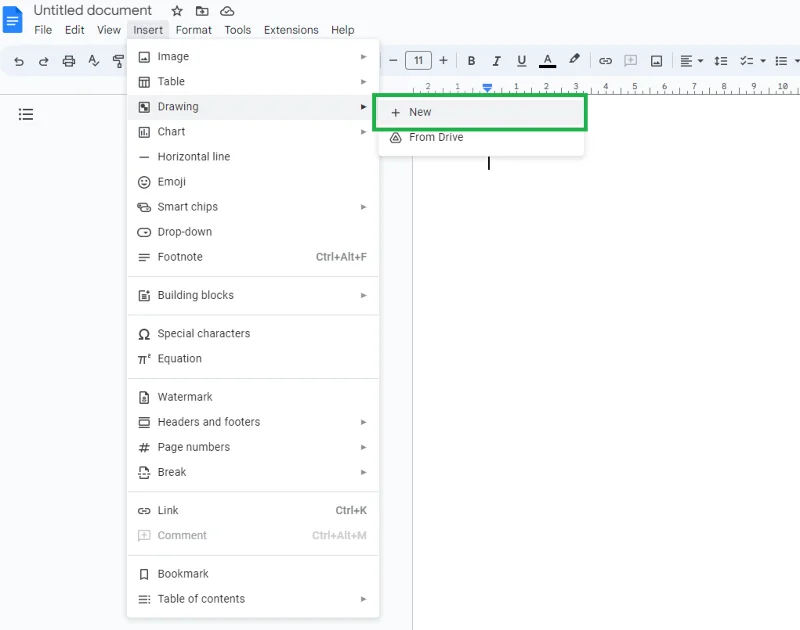 Cómo agregar un borde en Google Docs
