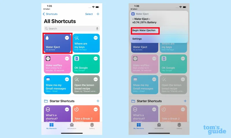 Mit dieser praktischen Tastenkombination können Sie Siri anweisen, Wasser aus Ihrem iPhone auszustoßen