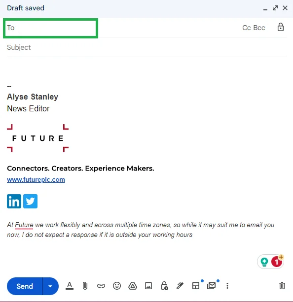 Gmailからテキストメッセージを送信する方法