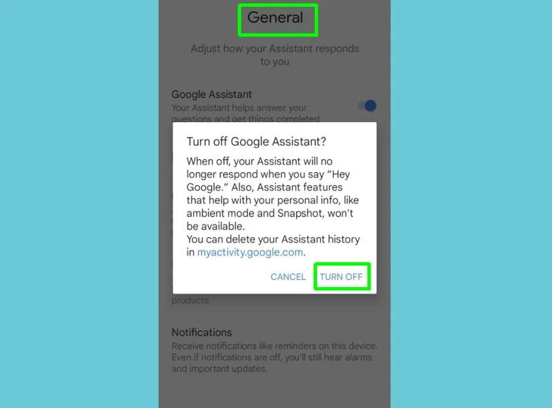 Googleアシスタントをオフにする方法