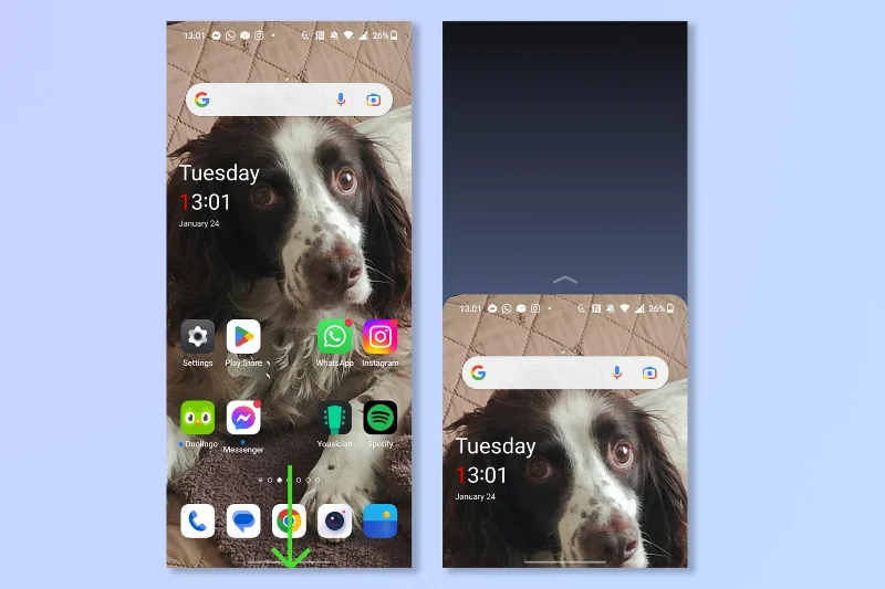 So verwenden Sie den Android-Einhandmodus