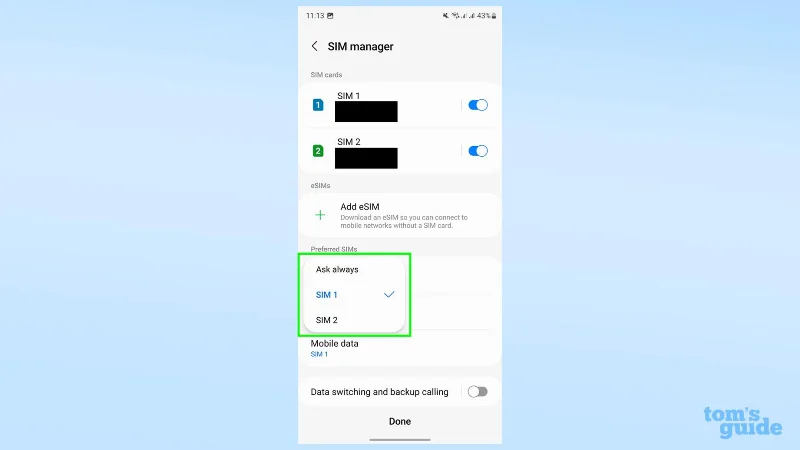 So verwenden Sie Dual-SIMs auf dem Samsung Galaxy S23
