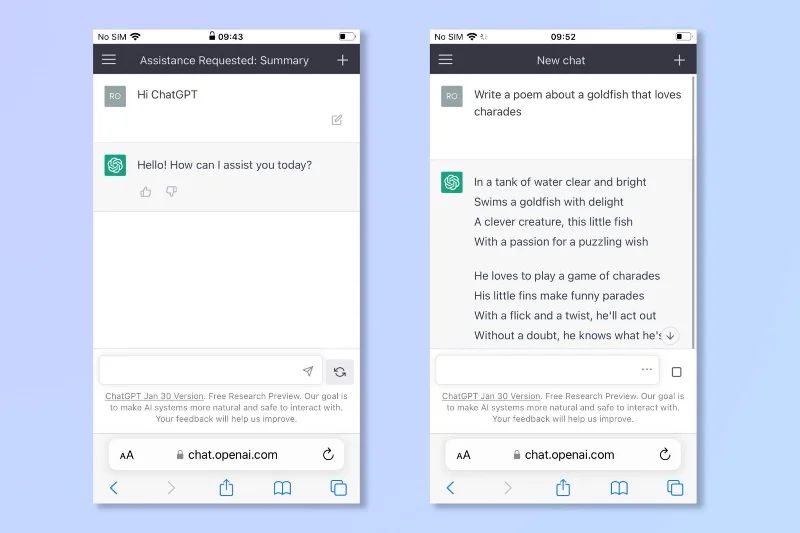 So verwenden Sie ChatGPT auf iPhone und Android