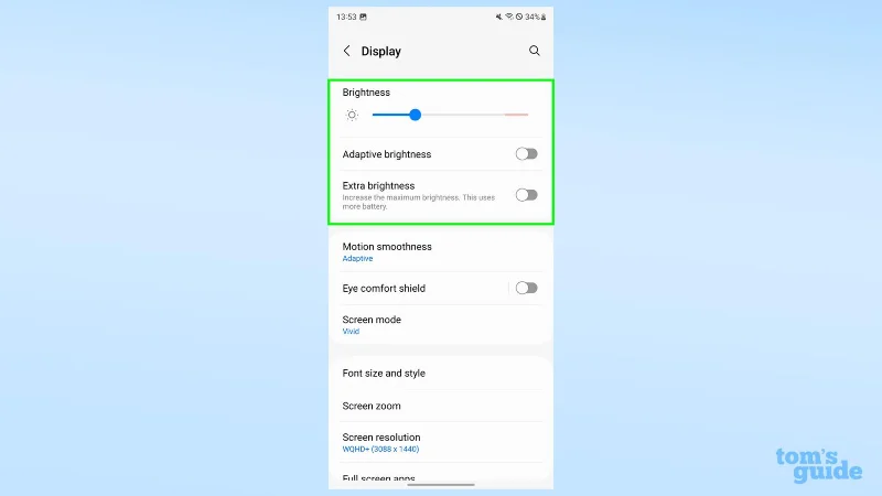 Samsung Galaxy S23 のディスプレイ設定を変更する方法