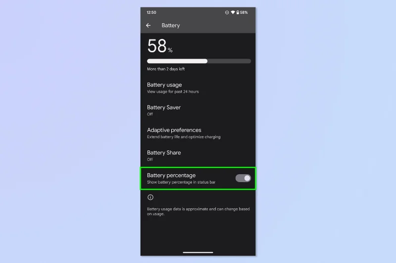 So zeigen Sie den Batterieprozentsatz auf Android-Telefonen an