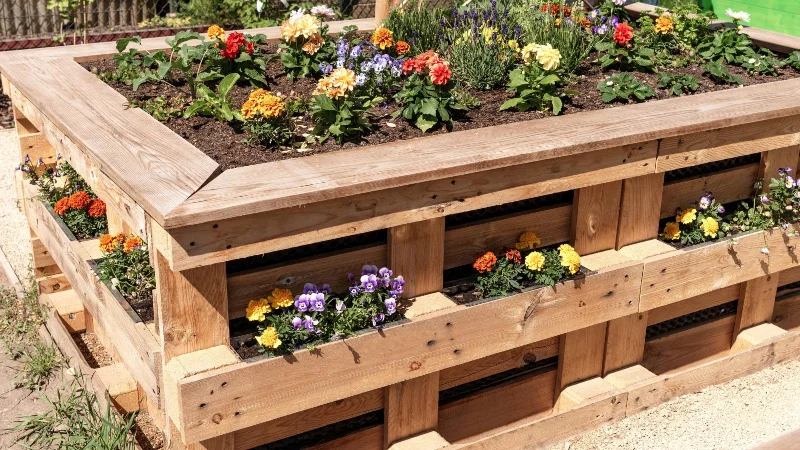 7 clevere Möglichkeiten, Holzpaletten in Ihrem Garten zu recyceln