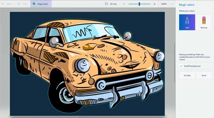 Tạo nền trong suốt cho hình ảnh bằng Microsoft Paint 3D