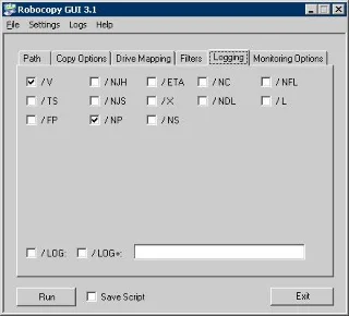 Tiện ích sao chép tệp GUI RoboCopy