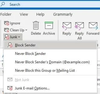 Cách chặn và bỏ chặn địa chỉ email trong Microsoft Outlook Cách chặn và bỏ chặn địa chỉ email trong Microsoft Outlook