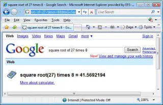 Sử dụng Google để thực hiện các phép tính