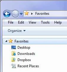 Mục ưa thích của Windows Explorer (hoặc Truy cập nhanh) Mục ưa thích của Windows Explorer (hoặc Truy cập nhanh)