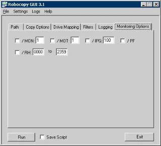 Tiện ích sao chép tệp GUI RoboCopy