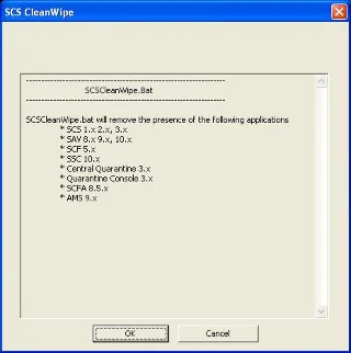 Loại bỏ Symantec Antivirus với SCS CleanWipe Loại bỏ Symantec Antivirus với SCS CleanWipe