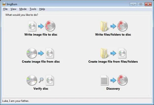 Phần mềm ghi ImgBurn CD \ DVD Phần mềm ghi ImgBurn CD \ DVD