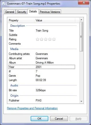 Chỉnh sửa thông tin thẻ MP3 của bạn Chỉnh sửa thông tin thẻ MP3 của bạn