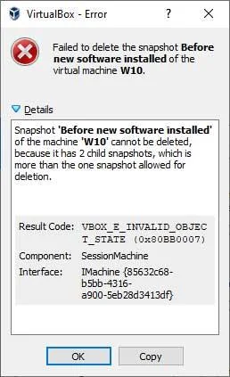 Cách tạo và khôi phục ảnh chụp nhanh máy ảo VirtualBox
