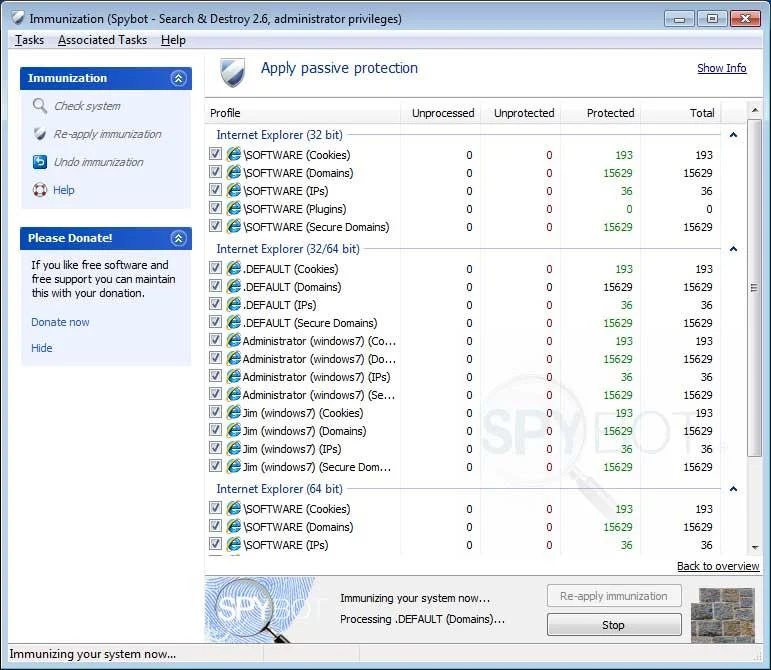 Spybot Search & Destroy 2 Anti Spyware