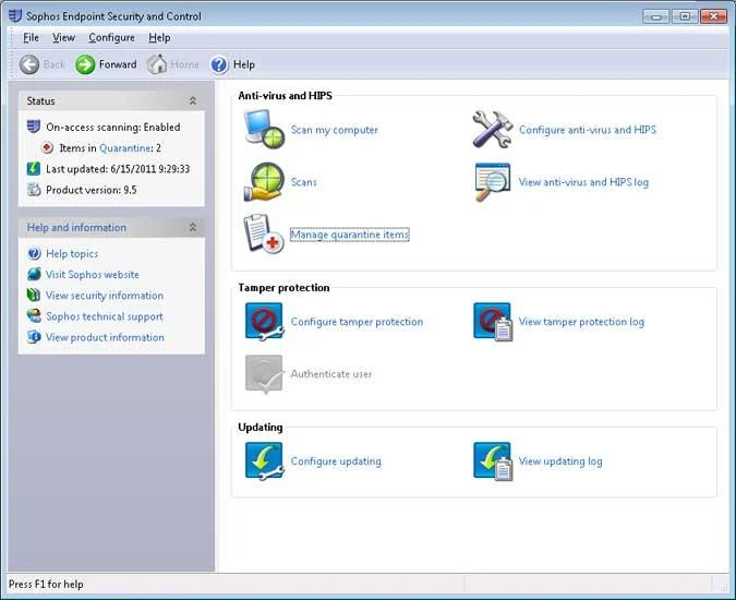 Sophos AntiVirus Sophos AntiVirus