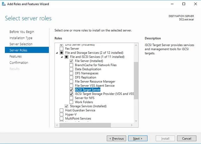 Tạo Máy chủ lưu trữ iSCSI Windows và Đính kèm Máy khách iSCSI Tạo Máy chủ lưu trữ iSCSI Windows và Đính kèm Máy khách iSCSI