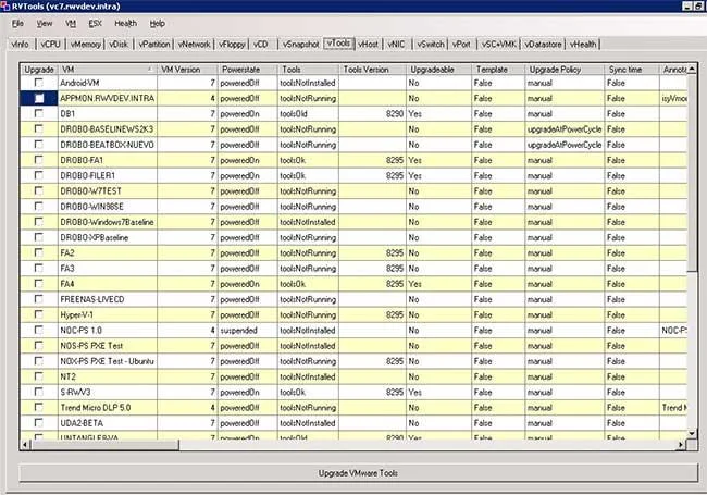 RVTools cho VMware
